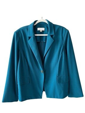 Calvin Klein Teal Tailored Women's Blazer